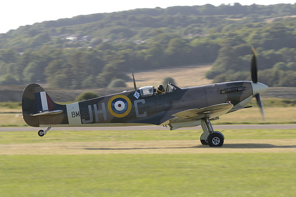 Spitfire Takeoff Picture Board by Nigel Bangert