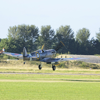 Buy canvas prints of Spitfire Takeoff by Nigel Bangert