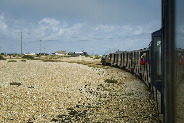 Leaving Dungeness Picture Board by Nigel Bangert