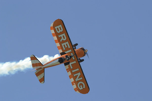 Breitling Stearman Wingwalkers Picture Board by Nigel Bangert