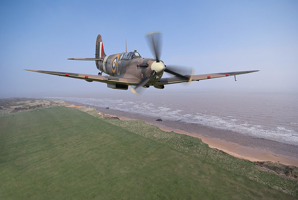 Spitfire Patrol Picture Board by Nigel Bangert