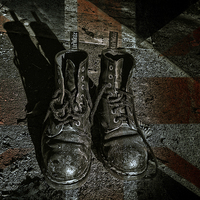 Buy canvas prints of Boots by Nigel Bangert