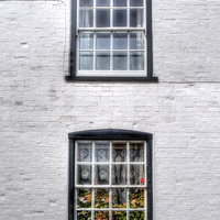 Buy canvas prints of Geraniums in the Window by Nigel Bangert