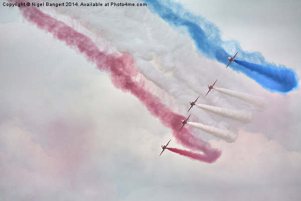 The Red Arrows Picture Board by Nigel Bangert