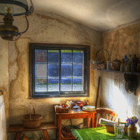 Buy canvas prints of  The Gardeners Cottage  by Nigel Bangert