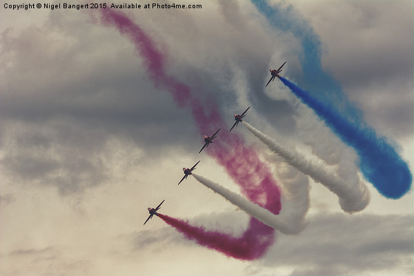  The Red Arrows  Picture Board by Nigel Bangert