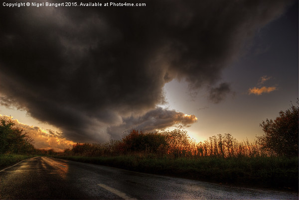  Stormy Skies Picture Board by Nigel Bangert