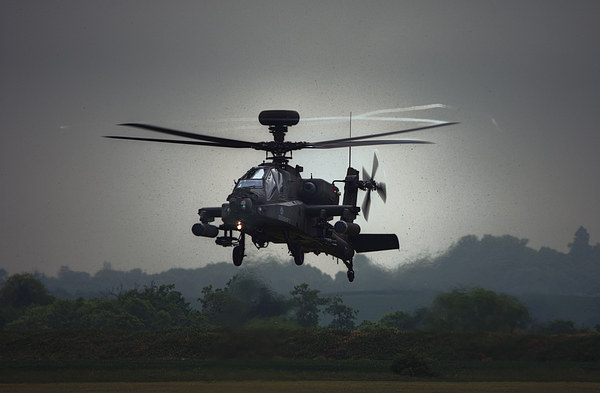  AH-64 Apache Picture Board by Nigel Bangert