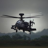 Buy canvas prints of  AH-64 Apache by Nigel Bangert