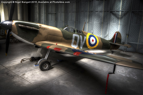  Spitfire Mk 1 Picture Board by Nigel Bangert