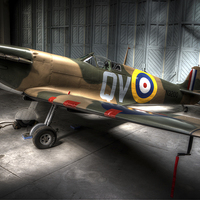 Buy canvas prints of  Spitfire Mk 1 by Nigel Bangert