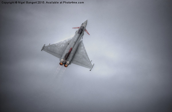  Eurofighter Typhoon Climb Picture Board by Nigel Bangert
