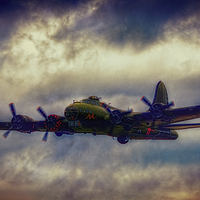 Buy canvas prints of  Sally B Fly Past by Nigel Bangert