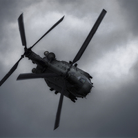 Buy canvas prints of  Boeing CH-47 Chinook Helicopter by Nigel Bangert