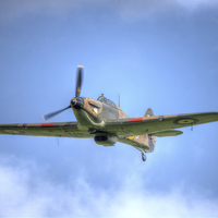 Buy canvas prints of  Hawker Hurricane Mk IIc LF363 by Nigel Bangert