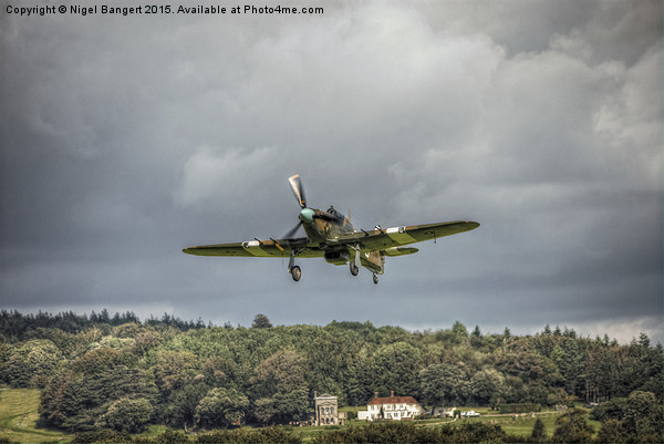  Hawker Hurricane Mk IIc PZ865 Picture Board by Nigel Bangert
