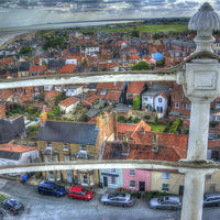 Buy canvas prints of  View from Southwold Lighthouse by Nigel Bangert