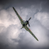 Buy canvas prints of  Hawker Hurricane by Nigel Bangert