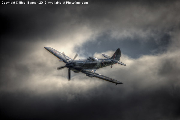  Supermarine Spitfire Mk XIVe Picture Board by Nigel Bangert