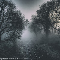 Buy canvas prints of Waiting For A Train by Nigel Bangert