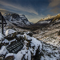 Buy canvas prints of Ralston Cairn, Glencoe by Ben Hirst