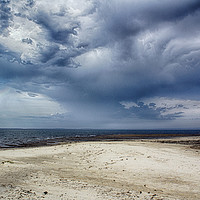 Buy canvas prints of Summer Storm at Jervis Bay by Alison Johnston