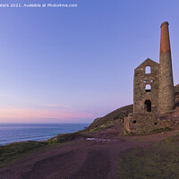 Buy canvas prints of Sunset at Wheal Coates by Terri Waters