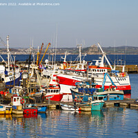 Buy canvas prints of Newlyn Fishing Fleet by Terri Waters