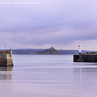Buy canvas prints of Storm Clouds Over St Michael's Mount by Terri Waters