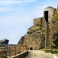 Buy canvas prints of Lower Pilots Lookout Portreath by Terri Waters