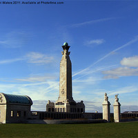 Buy canvas prints of The Portsmouth Naval Memorial Southsea by Terri Waters