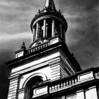Buy canvas prints of All Saints Church Oxford Monochrome by Terri Waters
