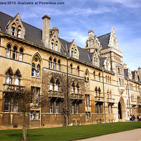 Buy canvas prints of Meadow Building Christ Church College Oxford by Terri Waters