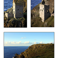Buy canvas prints of Botallack Crowns by Terri Waters