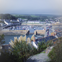 Buy canvas prints of Porthleven Harbour Cornwall by Terri Waters