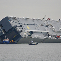 Buy canvas prints of  Hoegh Osaka Rescue by Terri Waters