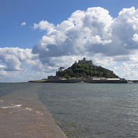 Buy canvas prints of St Michael's Mount From The Causeway  by Terri Waters