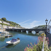 Buy canvas prints of Looe Bridge In Cornwall by Terri Waters
