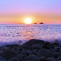 Buy canvas prints of Sunset Tide by Terri Waters