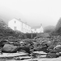 Buy canvas prints of Kynance Cove In The Mist by Terri Waters