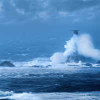 Buy canvas prints of Stormy Weather at Longships by Terri Waters