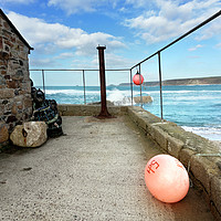 Buy canvas prints of A Winter Day in Sennen Cove by Terri Waters