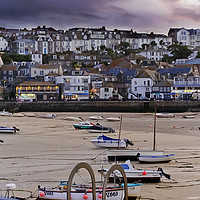 Buy canvas prints of St. Ives At Dusk by Terri Waters