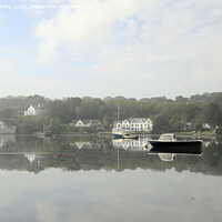 Buy canvas prints of May Morning at Mylor Creek by Terri Waters