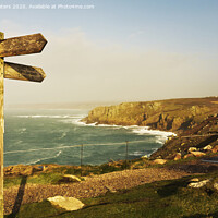 Buy canvas prints of Land's End to Sennen Cove Coast Path by Terri Waters