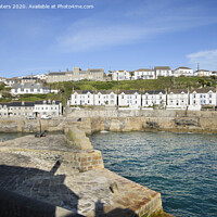 Buy canvas prints of The Houses of Porthleven by Terri Waters