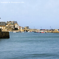 Buy canvas prints of St Ives Harbour by Terri Waters