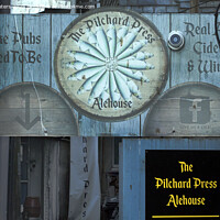 Buy canvas prints of The Pilchard Press Alehouse St Ives by Terri Waters