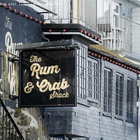 Buy canvas prints of The Rum and Crab Shack St Ives by Terri Waters
