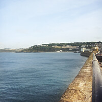 Buy canvas prints of Carbis Bay From Smeaton's Pier by Terri Waters